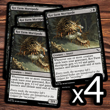4x Rot Farm Mortipede - NM - Karlov Manor - Magic the Gathering