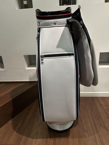 HONMA Golf Caddy Bag White Red 9in 5-way New CB12412 - Picture 2 of 5