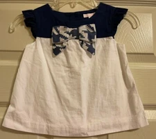 Janie and Jack Perfectly Posh Bow Top Girls Size 3