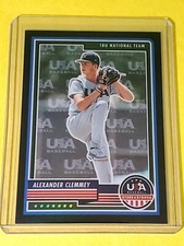 Alexander Clemmey 2023 Panini USA Stars & Stripes 18U Team Logo Prizm 49/50 #43