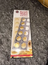 New NORPRO Ravioli Maker With Press, Makes 12 Ravioli At A Time