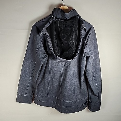 Free Country Men's Jacket Size Large 4-Way Stretch Wind Resistant Softshell Gray - Picture 3 of 11
