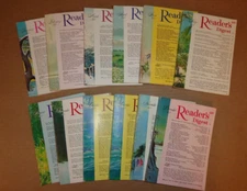 READERS READER'S DIGEST MAGAZINE  1970-1974  January-December  Pick a Month