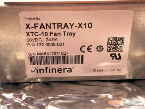 132-0008-001 INFINERA X-FANTRAY-X10 DTN-X XTC-10 50VDC 24.0A WOCUAX8NAA - Picture 2 of 8