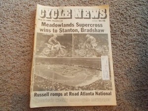 May 17 1989 Number 19 Cycle News Newspaper Supercross Stanton, Bradshaw Supercro