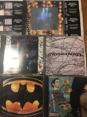 Prince Purple Rain Musicology Diamonds Pearls Batman Graffiti Bridge CDs 