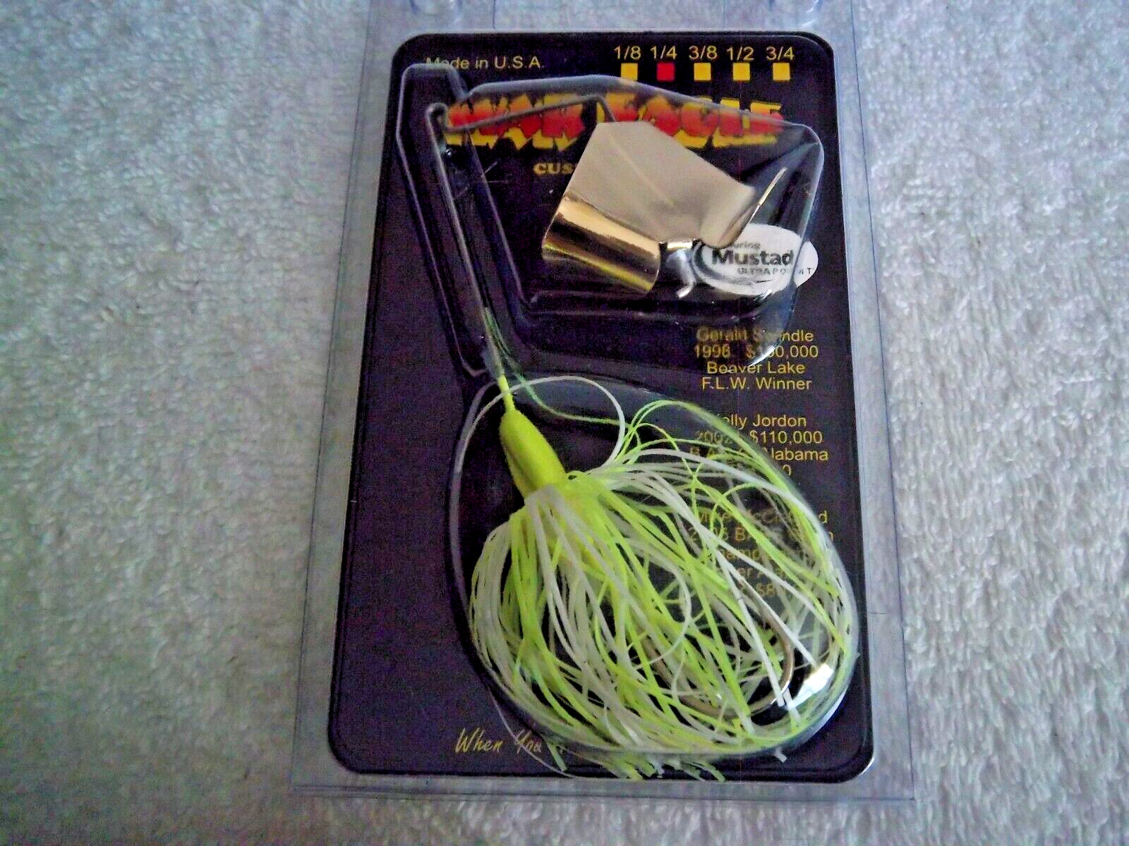 (LOT OF 2) WAR EAGLE BUZZBAIT 1/4OZ WE14BBW16 GOLD HOT WHITE CHARTREUSE K1482 - Image 6