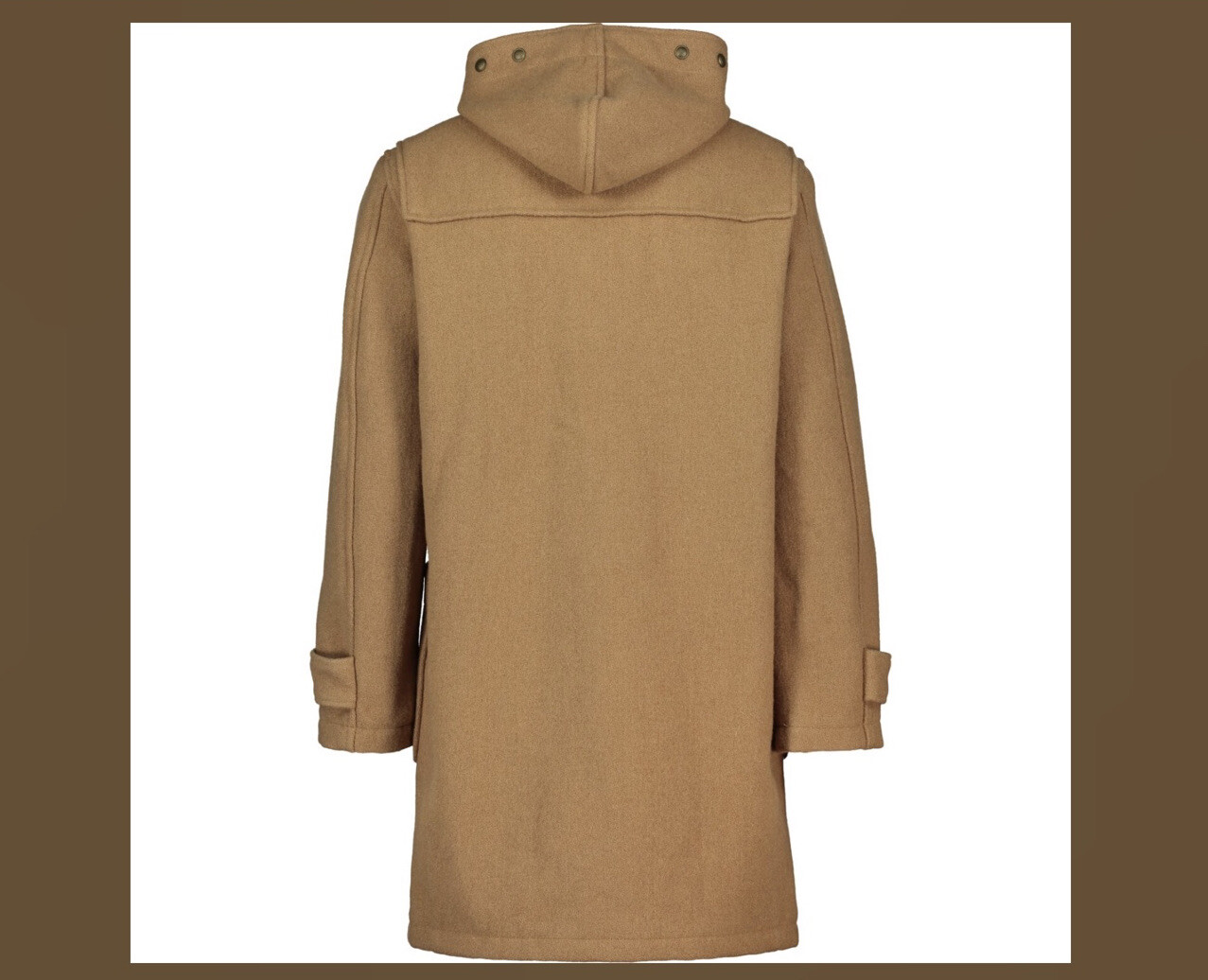 Polo Ralph Lauren MENS CAMEL/BROWN Double-Faced Wool Duffel Coat Size XS NEW image 2