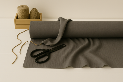 Sonic Silver Linen Blend Fabric by the Yard – Upholstery, Drapery & Crafts - 第 1/10 張圖片