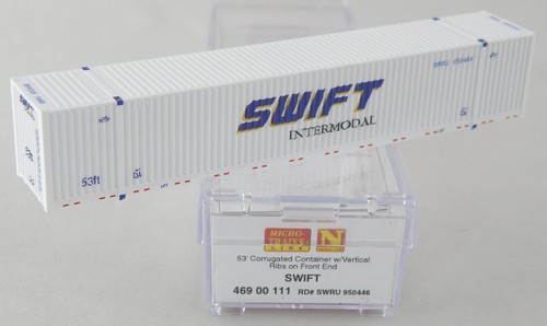 Contenedor corrugado escala N 53' con costillas verticales - Swift #950446 - MTL #46900111 | Zustand: New