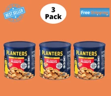 Planters Dry Roasted Peanuts, 3pk 52 oz. (No Ship To CA)