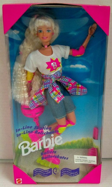 In-line Skating Barbie Doll 1995 NRFB 