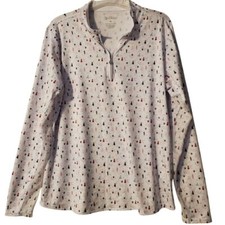 San Soleil Shirt Women's Large Multicolor 1/4 Zip Athleisure Golf UPF 50 Cooling