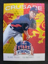2015 USA Stars Stripes Blake Paugh RC PRIZM /99 Card #11