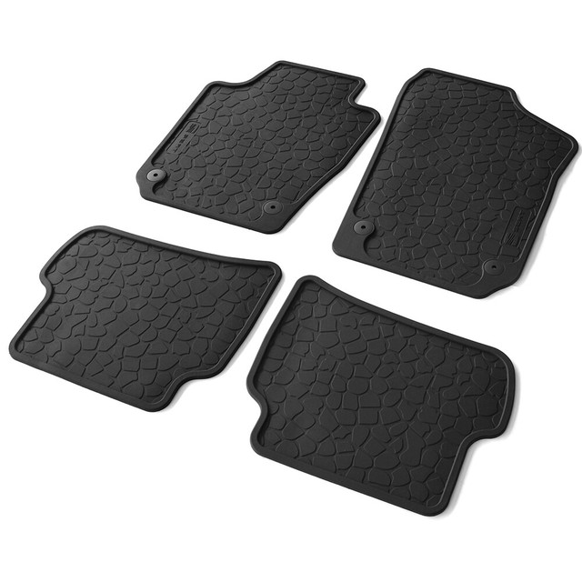 Seat 6J 0917 rubber floor mats set in black eBay