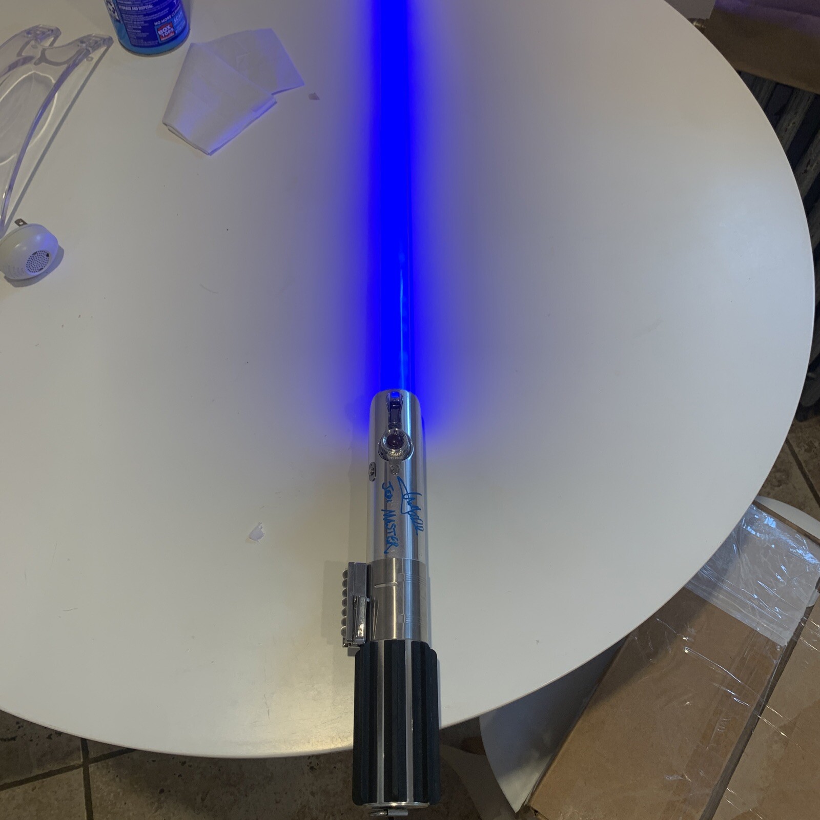 Mark Hamill Signed Star Wars Lightsaber Official Pix Coa Sticker 