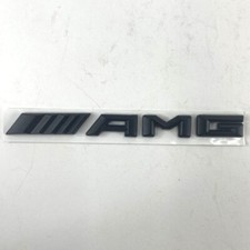 3d Chrome Amg Badge Interior Dash Sticker Decal Emblem For Race Sports Car