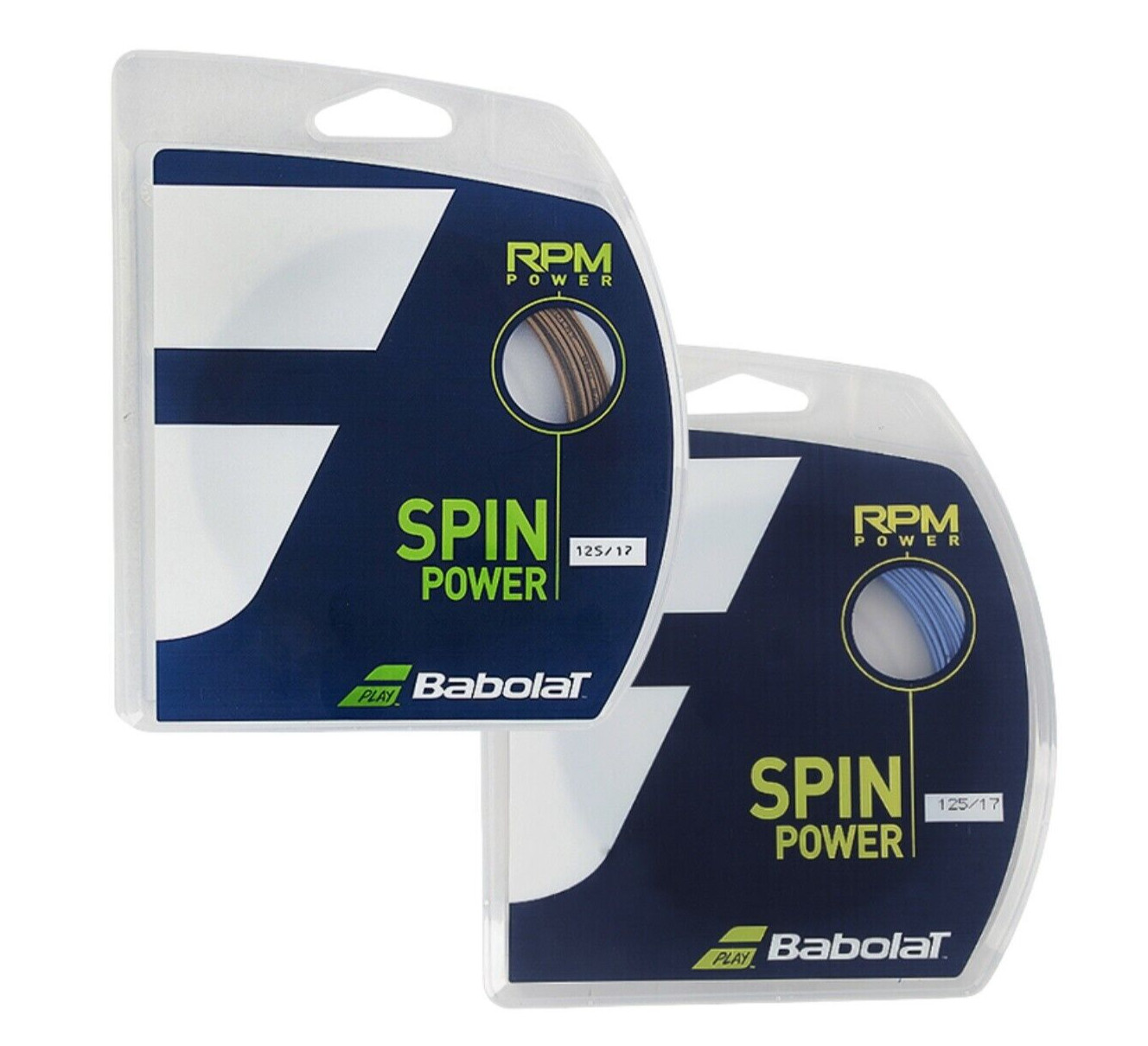 Теннисная ракетка Babolat RPM Power 1,25 мм, 12 м, 17 г, Поли струнная NWT 243139