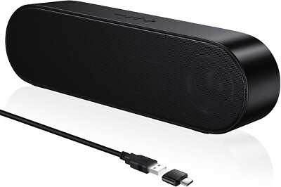 PC Lautsprecher USB Computer Lautsprecher für Desktop Laptop Mini Soundbar C34