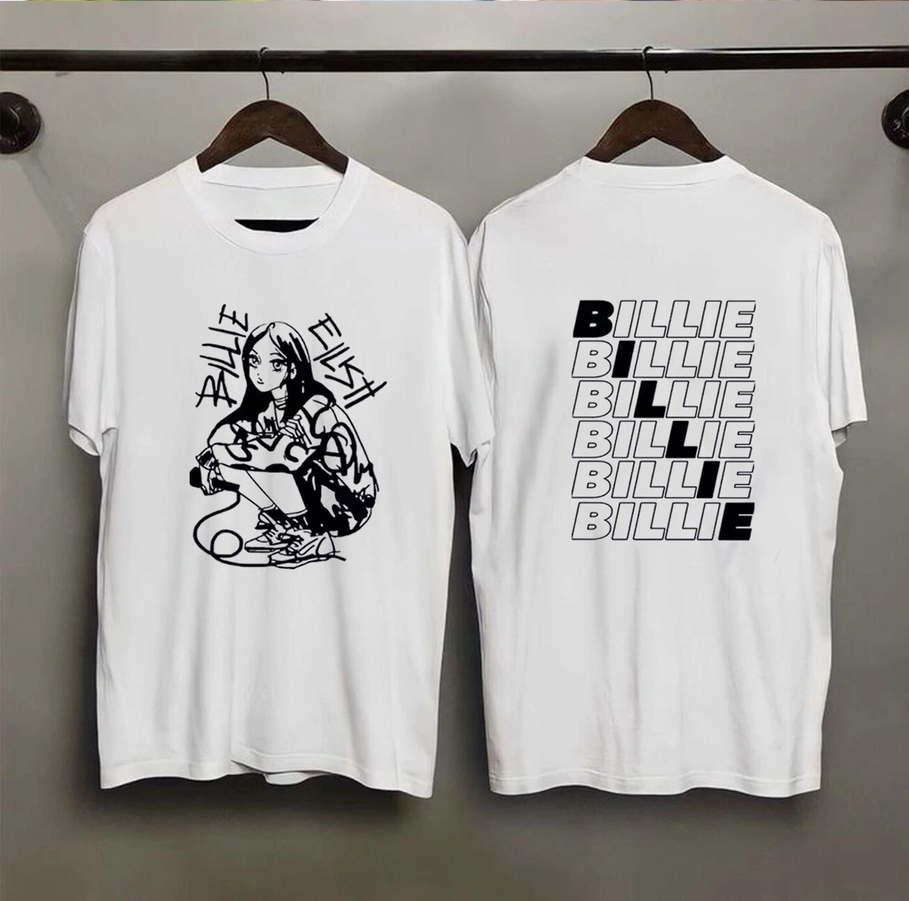 Billie Eilish Hit Me Hard and Soft Double Sided T-Shirt, Y2K Tee