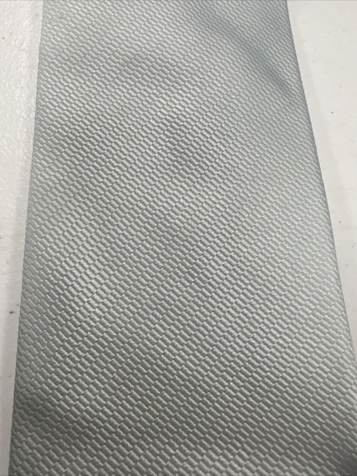 Corbata de cuello Dolce & Gabbana Seafoam verde y azul seda texturizada para hombre $295 Foto 4 de 4