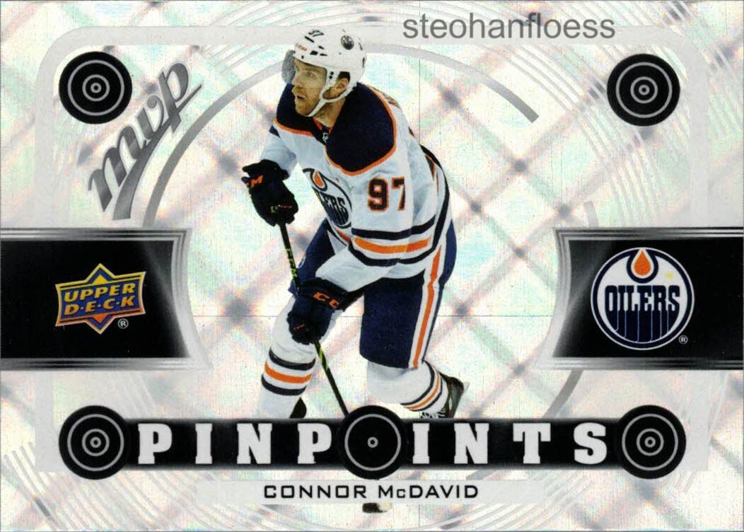 2022-23 Upper Deck MVP Pin Points Connor McDavid #PP-25 Pinpoints