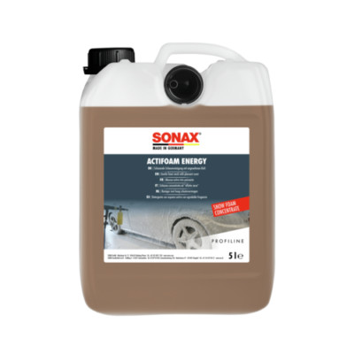 SONAX PROFILINE Actifoam energy (5 litres) mousse active puissante pour lavage manuel et nettoyeurs haute pression | Réf: 06185050