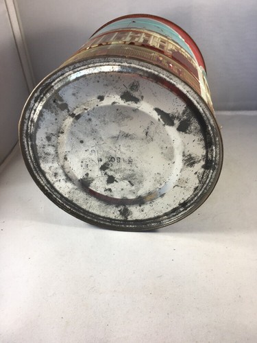 Vintage Hills Bros Coffee Can 1970 White House Capital Lincoln Memorial USA - Picture 7 of 8