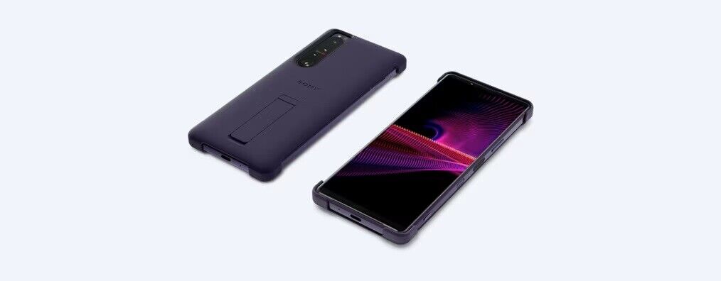 Genuine Style Cover Case with Stand For SONY Xperia 1 III Genuine Style Cover Case with Stand For SONY Xperia 1 III