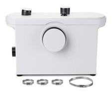 TOPWAY 600W Macerator Pump, Macerator Sewerage Sump Pump with 3 Water Inlets for