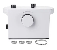 TOPWAY 600W Macerator Pump, Macerator Sewerage Sump Pump with 3 Water Inlets for