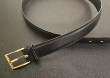 Vintage Black Dooney  Bourke Glove Leather Belt Size 36 Made In USA EUC