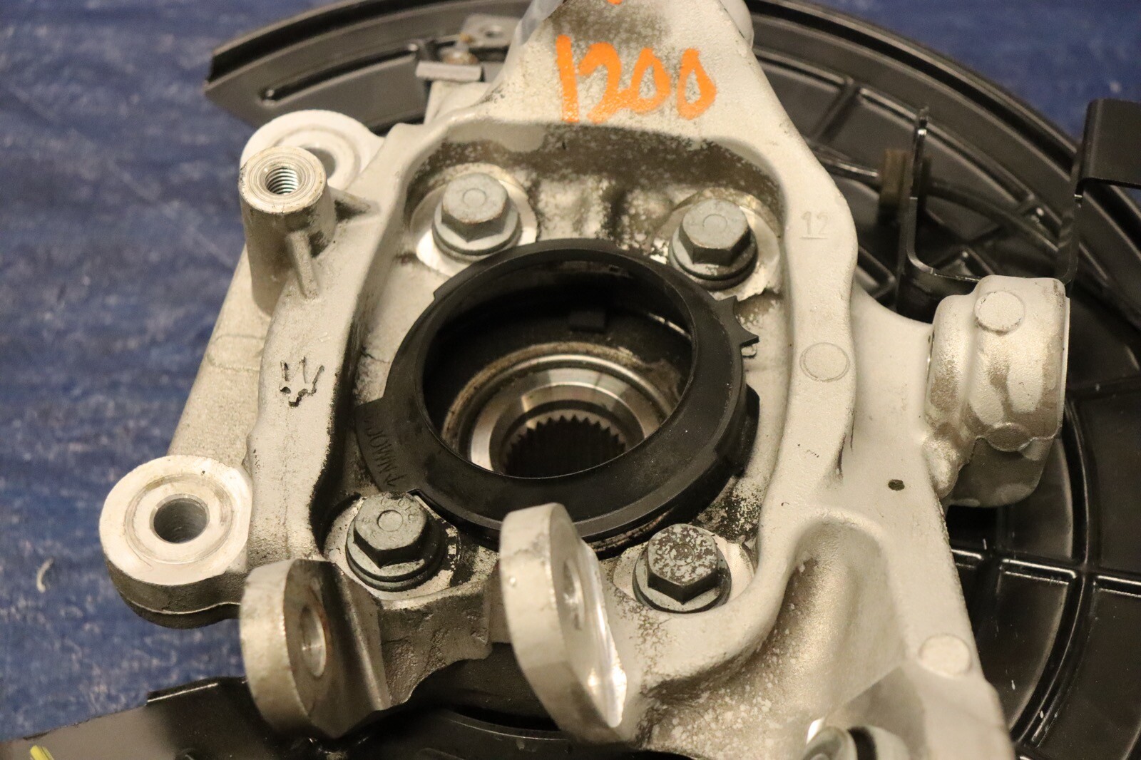 2017 17 MASERATI GHIBLI SEDAN S 3.0L V6 OEM LH REAR SPINDLE & ARMS #1200