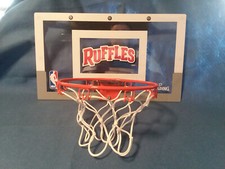Ruffles Spalding NBA Slam Jam Over-the-door Mini Basketball Hoop RARE Excellent