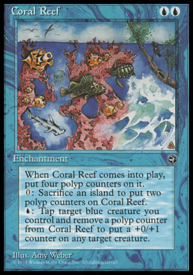 Magic the Gathering MTG Coral Reef (24) Homelands   LP