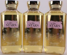 3PK Bath  Body Works IN THE STARS Shea Body Wash Shower Gel 10oz -FREE SHIPPING