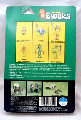 Star Wars - Vintage Ewoks - Dulok Shaman, complete, all original