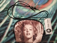 Marylyn Monroe Black N White Shoulder Crossbody Purse, Bag, Clutch,  Collectable