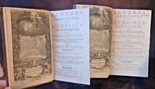 1719 LETTERE SEGRETE ANEDDOTI  E MEMORIE STORICHE CONCILIO DI TRENTO Visconti