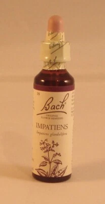 Bach Flower Remedies, Impatiens 20ml. BBE 12/2027