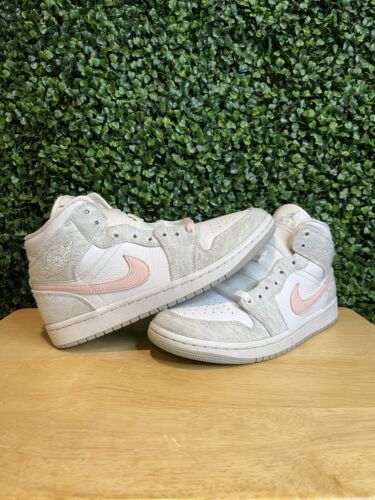 Size 9.5 - Air Jordan 1 SE Mid Light Iron Ore W