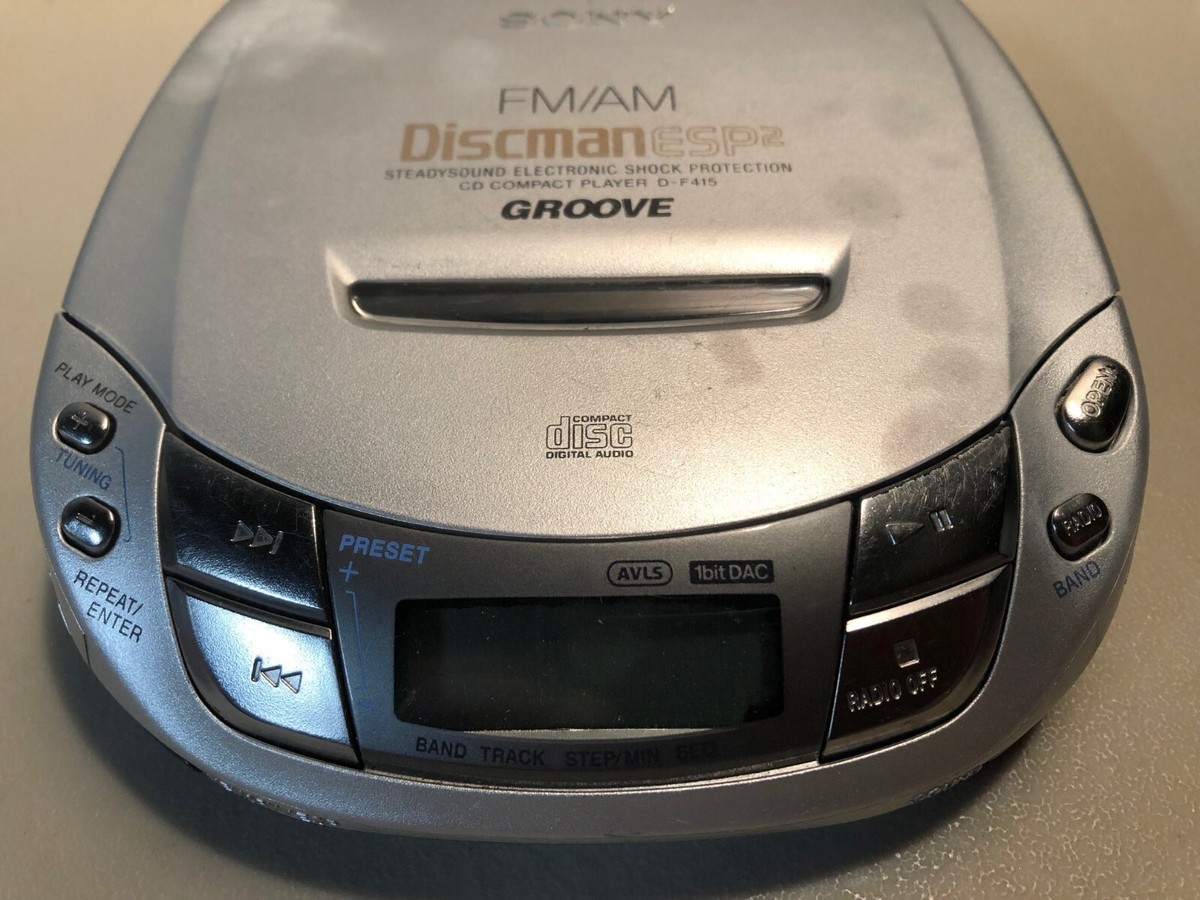 Sony Discman ESP 2: Model # D-F415 FM/AM/CD Player, Tested & works