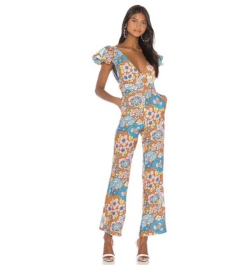 Dodo Bar Or Jenny Floral Jumpsuit. NWT. Size Small. Retail- $600