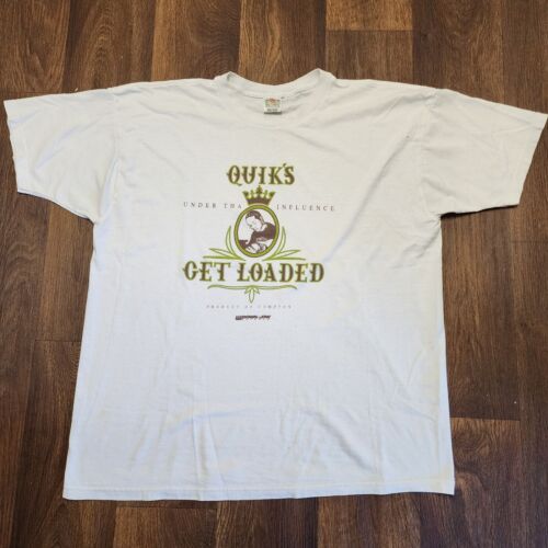 Vintage 90s DJ Quik Rap Tee Get Loaded Under Tha Influence T-Shirt XXL RARE - Picture 2 of 10