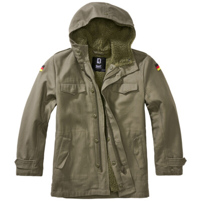 Urbandreamz Originale BW Bundeswehr Parka Con Fodera E Cappuccio TG 46 64 Esercito Giacca Oliva 56 3xl 129244415
