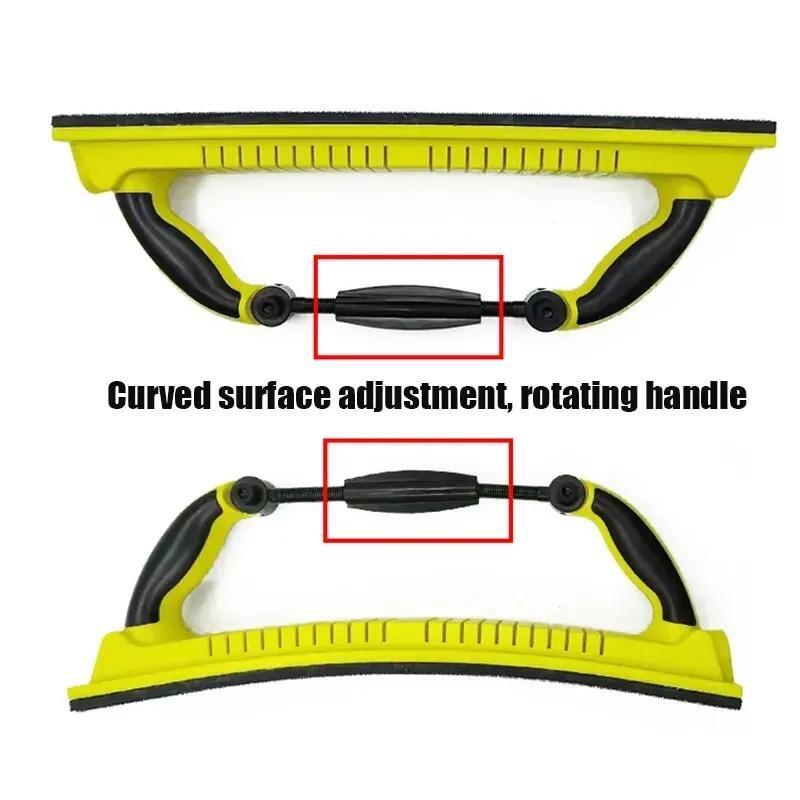 Hifeson 70x400mm Manual Sanding Block Sandpaper Machine Hand Grinding Holder Han