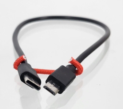 30cm micro USB auf Type C Kabel Datentausch Ladekabel Datenkabel E-Fahrrad Handy
