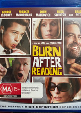 Burn After Reading BLU RAY (2008 The Coen Brothers / Brad Pitt comedy movie)