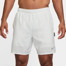 Nike Challenger Breathe 7" 2-in-1 Running Shorts White HJ4176-121 Men's Sz Small