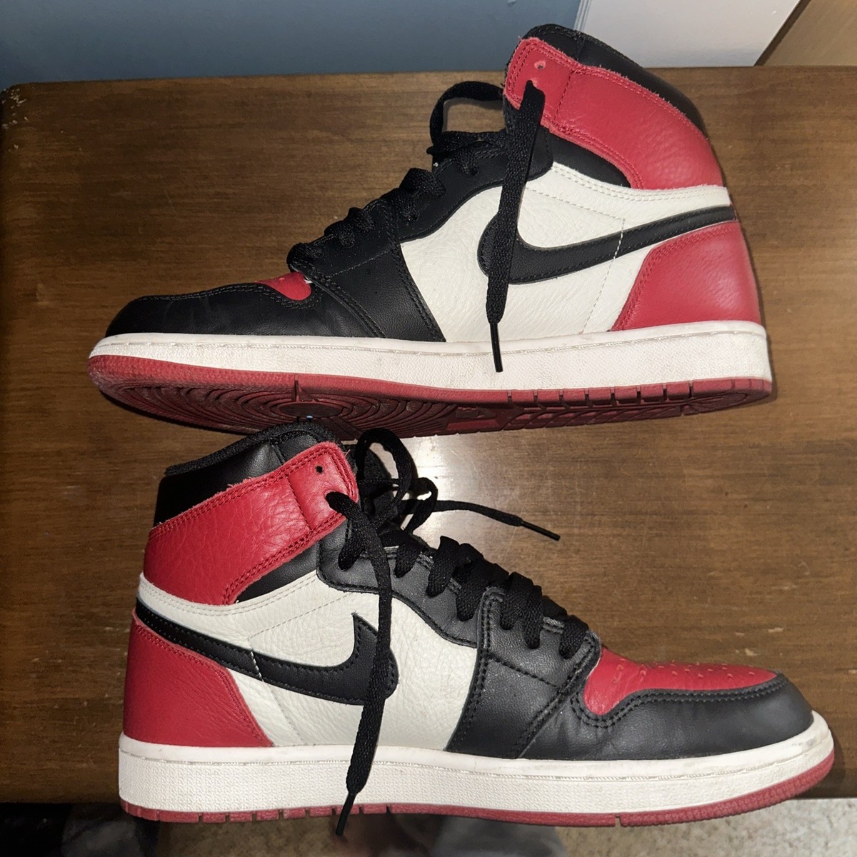 Jordan 1 Bred Toe 2018 Size 9.5 No Box 884802897002| eBay